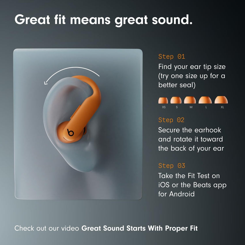 Powerbeats Pro 2 - Wireless Noise Cancelling Workout Earbuds with Secure- Fit Earhooks, Up to 45-Hour Battery with Charging Case, Sweat & Water Resistant, Heart Rate Monitoring - Quick Sand