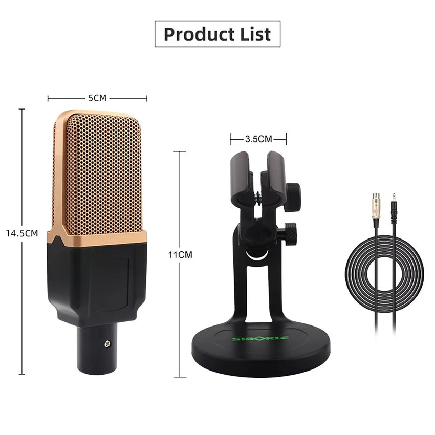 F999 + M998 Sound Card Microphone Set